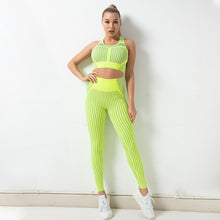 Lade das Bild in den Galerie-Viewer, Seamless ribbed sports Fitness Yoga Set

