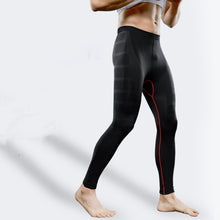 Lade das Bild in den Galerie-Viewer, breathable custom blank design sport workout fitness gym mens compression tights
