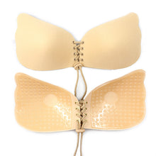 將圖片載入圖庫檢視器 Invisible push up silicone strapless backless adhesive backless bra
