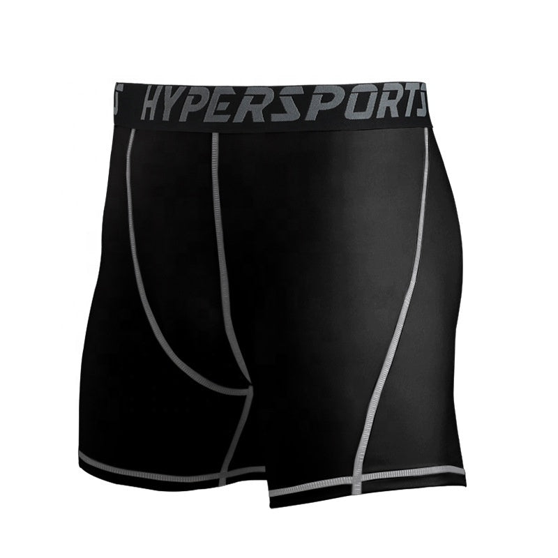 Sublimation gym fitness tight wear active training running men's pro combatcompression shorts