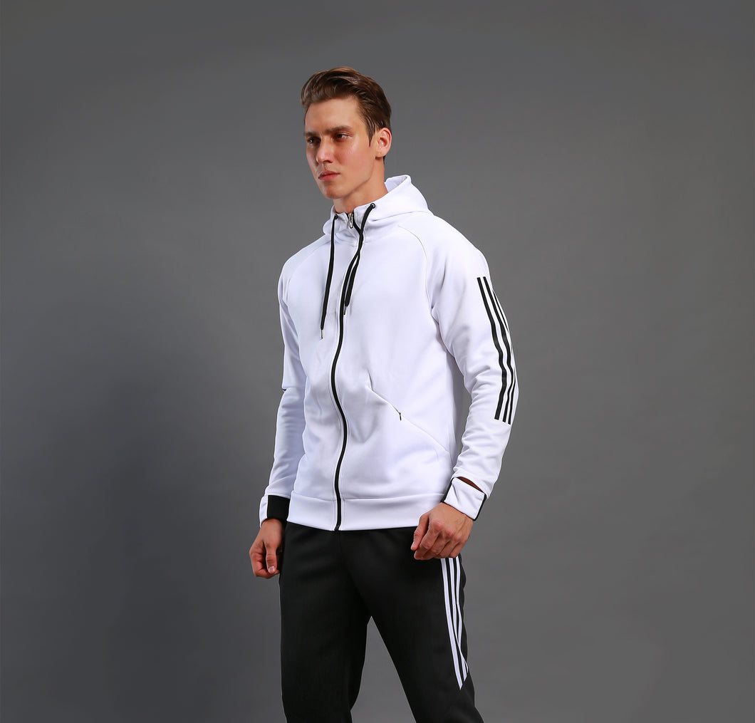 Casual Sports Exercise Jogging Men full zip hoodie
