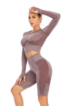 Load image into Gallery viewer, Seamless gym wear &amp; yoga set
