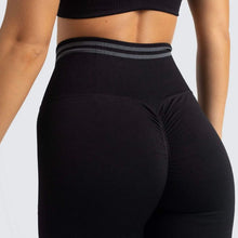 Load image into Gallery viewer, Seamless Contrast color stripe &amp; Backless Yoga wear set
