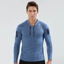 Cargar imagen en el visor de la galería, Long sleeves Training Jogging pullover Sportswear Men Hoodies
