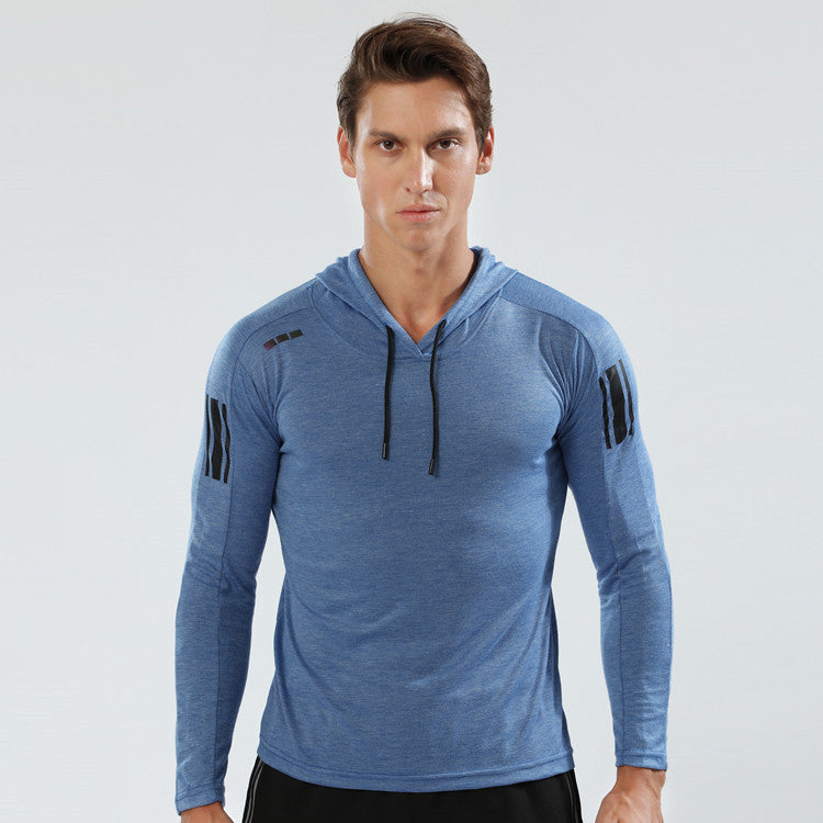 Long sleeves Training Jogging pullover Sportswear Men Hoodies