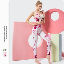 Load image into Gallery viewer, Tie-dye Splash-ink style seamless yoga sets
