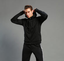Cargar imagen en el visor de la galería, Casual Sports Exercise Jogging Men full zip hoodie
