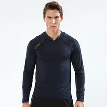 將圖片載入圖庫檢視器 Quick-Drying Thin Pullover Running Sports Men&#39;s Hoodie
