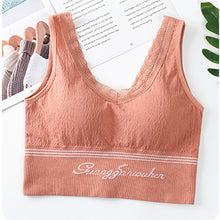 Load image into Gallery viewer, Seamless V-back bra with removable plate
