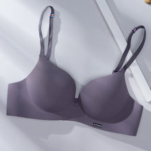 Load image into Gallery viewer, Girls Fashion Simple Solid Color Back Closure Wireless Push Up Comfort Seamless Bra
