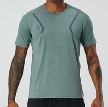 Загрузить изображение в средство просмотра галереи, Quick-Dry Men Fitness Training Jogging Short sleeve Sports wear T-shirt

