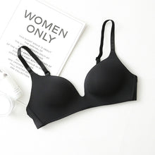 Load image into Gallery viewer, Girls Simple Solid Color Push Up wireless bra Comfort Seamless Bra
