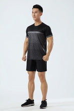 將圖片載入圖庫檢視器 Casual sports loose soft high-elasticity mens activewear t-shirt
