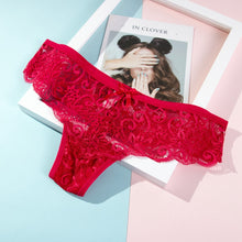 Cargar imagen en el visor de la galería, Fancy Lingeries Tanga Women&#39;s Panties Underwear Sexy Lace Thong Panty
