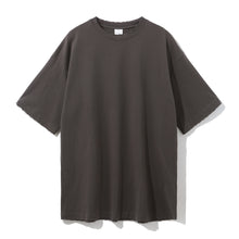 Lade das Bild in den Galerie-Viewer, Heavy weight oversize edged street off shoulder fashion unisex cotton short sleeve t-shirts

